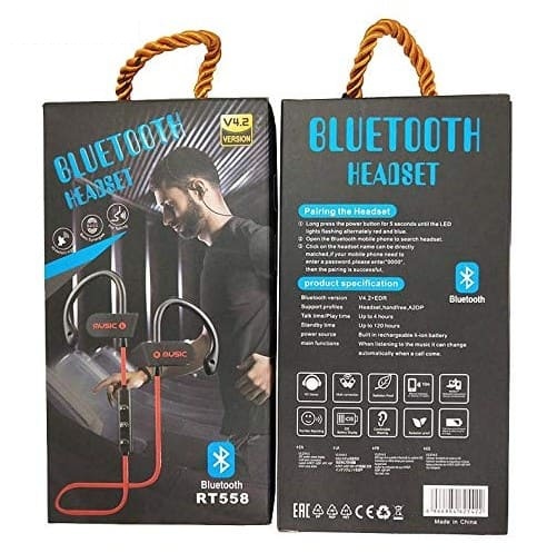 Drumstone RT 558 спортивные Bluetooth наушники в коробке