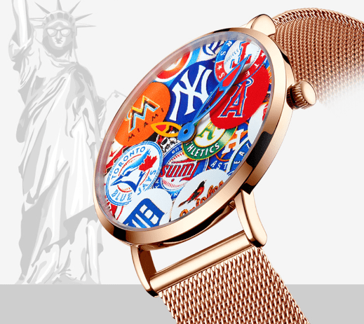 MLB YH010 кварцевые наручные часы внешний вид