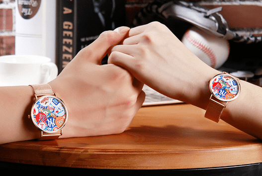 MLB YH010 кварцевые наручные часы на руках влюбленных