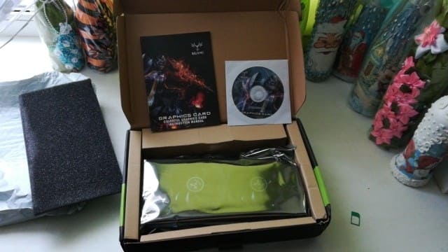 Colorful NVIDIA GTX1060 распаковка
