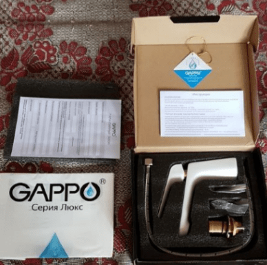 Смеситель для ванны или раковины Gappo G1080 класса Люкс в коробке