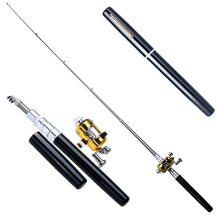 PGM Fishing Rod карманный телескопический спиннинг с катушкой