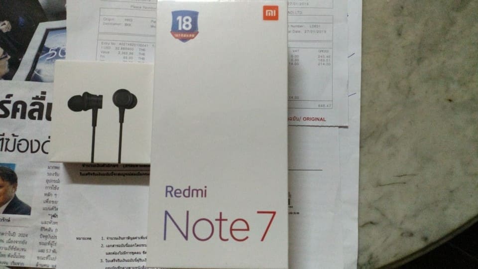 Xiaomi Redmi Note 7 с подарочными наушниками
