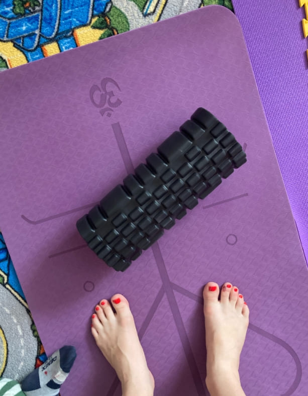 коврик для йоги в использовании
